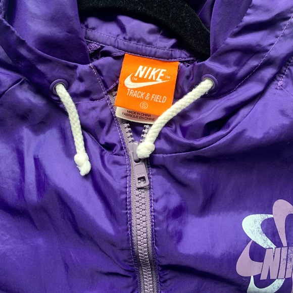Purple Nike Zip-Up Track Jacket - Picture 3 of 5